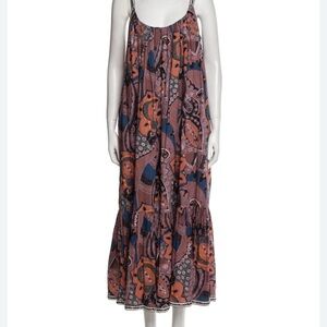 Cleobella Purple pink floral Printed Tent Dress